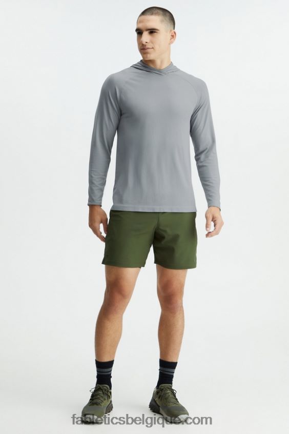 le court métrage fondamental 166 Hommes Fabletics 404P0T3346 olive verte