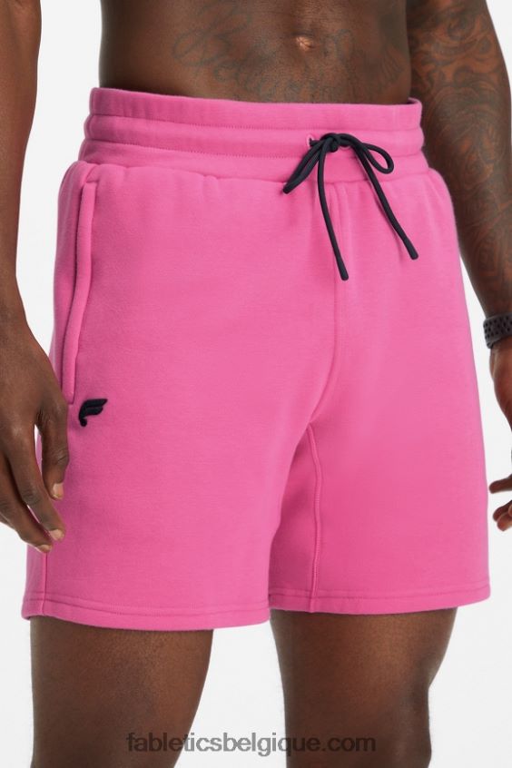 le court métrage incontournable Hommes Fabletics 404P0T3308 rose sauvage