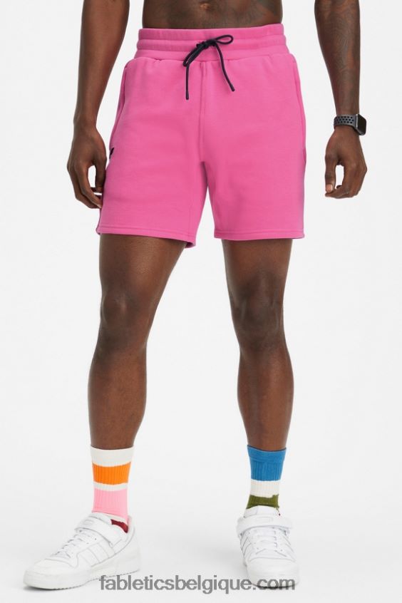 le court métrage incontournable Hommes Fabletics 404P0T3308 rose sauvage