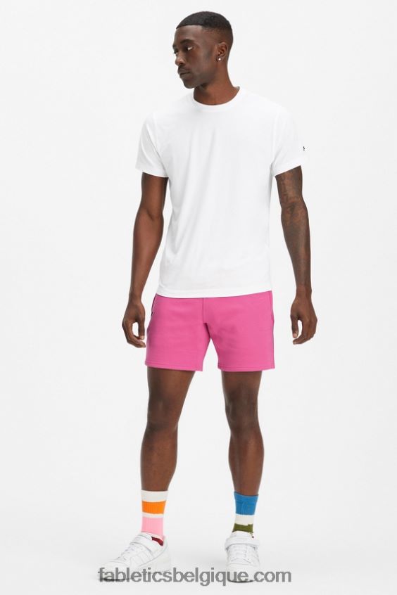 le court métrage incontournable Hommes Fabletics 404P0T3308 rose sauvage