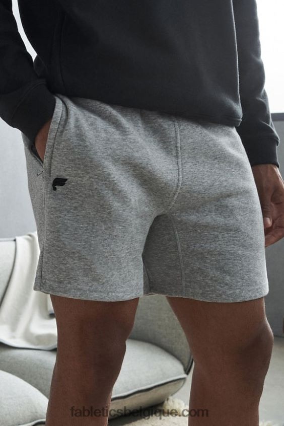 le court métrage incontournable Hommes Fabletics 404P0T3309 gris chiné classique