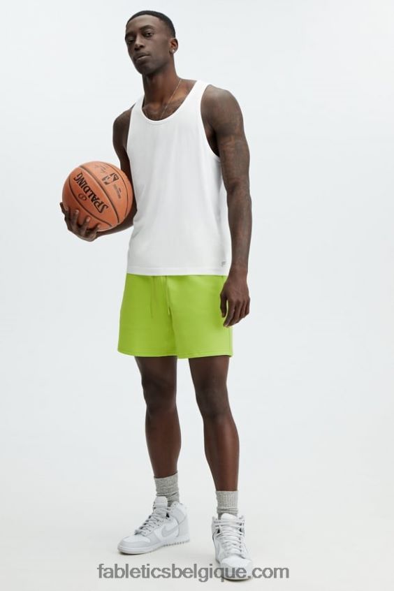 le court métrage incontournable Hommes Fabletics 404P0T3314 citron vert vif
