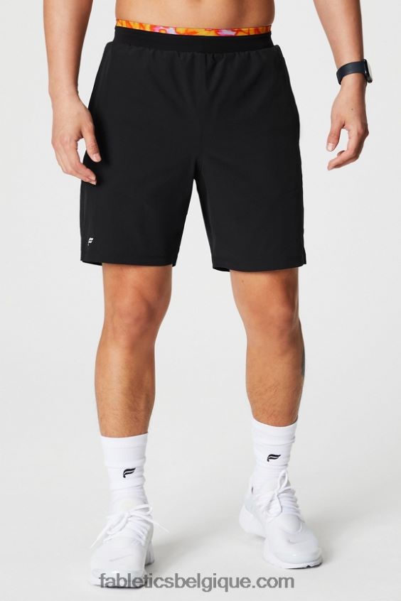 le fondamental court ii (linéaire) 132 Hommes Fabletics 404P0T3122 noir/rose évasion folie estivale