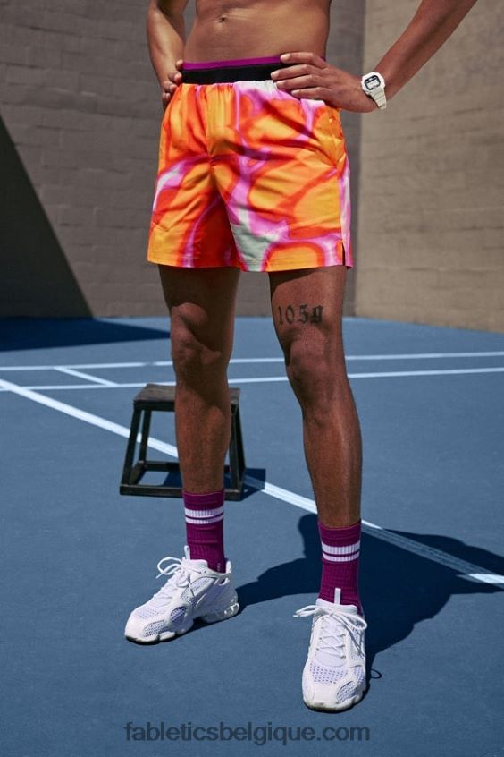 le fondamental court ii (linéaire) 132 Hommes Fabletics 404P0T3123 évasion rose folie estivale