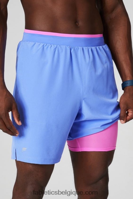 le fondamental court ii (linéaire) 132 Hommes Fabletics 404P0T3125 punch pervenche
