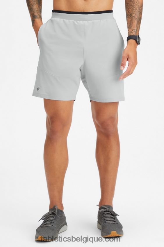le fondamental court ii (linéaire) 133 Hommes Fabletics 404P0T3128 gris minéral