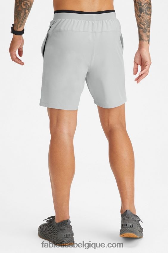 le fondamental court ii (linéaire) 133 Hommes Fabletics 404P0T3128 gris minéral