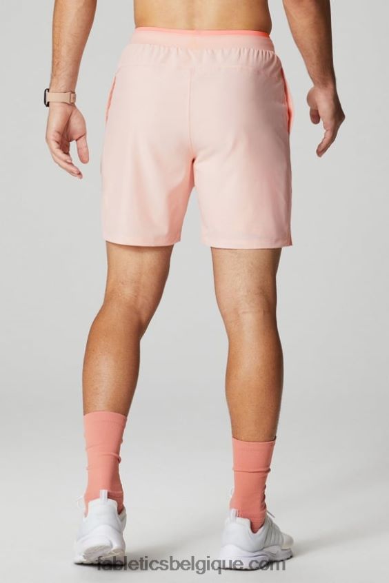 le fondamental court ii (linéaire) 133 Hommes Fabletics 404P0T3130 crème au beurre rose