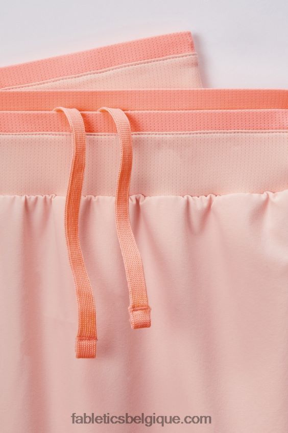 le fondamental court ii (linéaire) 133 Hommes Fabletics 404P0T3130 crème au beurre rose