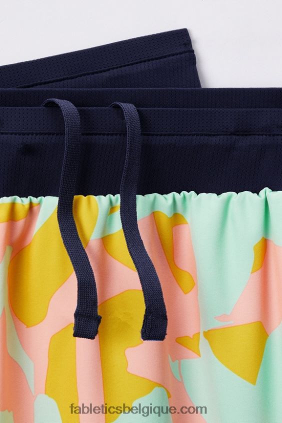le fondamental court ii (linéaire) 134 Hommes Fabletics 404P0T3132 Peach Kiss Organic Blobs