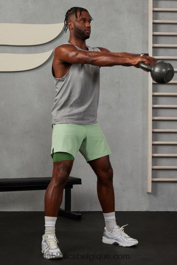 le fondamental court ii (linéaire) 135 Hommes Fabletics 404P0T3138 thym