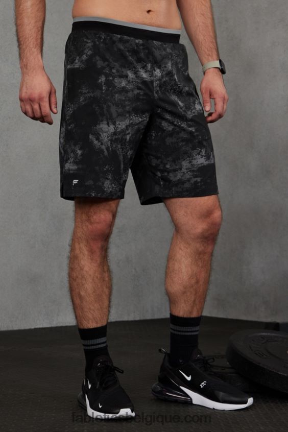 le fondamental court ii (linéaire) 135 Hommes Fabletics 404P0T3139 bruit ambiant noir