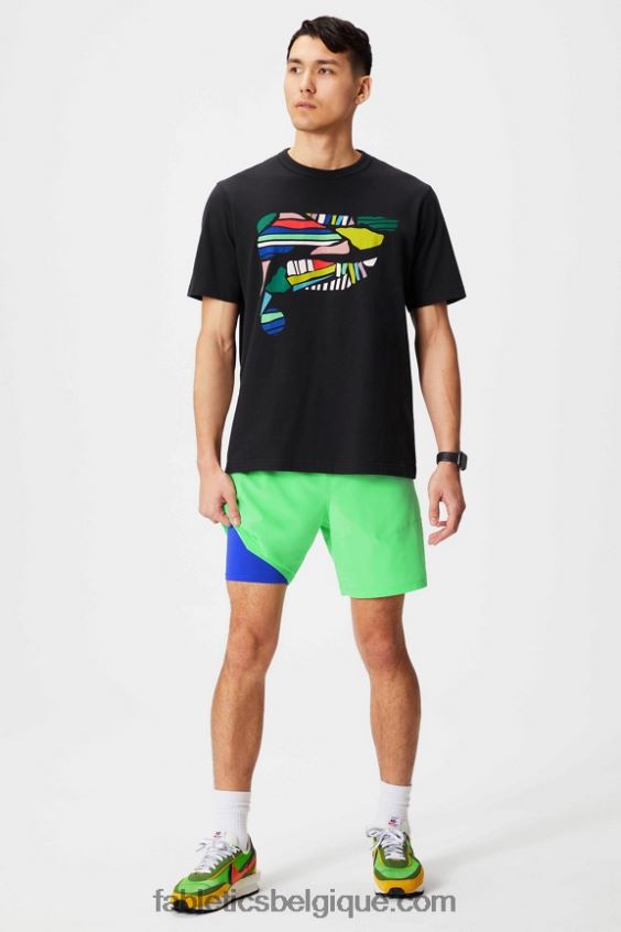 le fondamental court ii (linéaire) 135 Hommes Fabletics 404P0T3140 tilleul sauvage