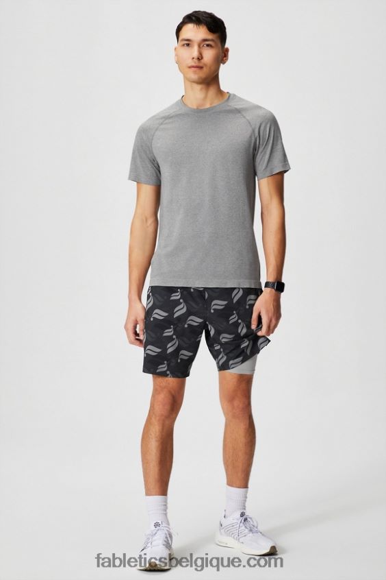 le fondamental court ii (linéaire) 136 Hommes Fabletics 404P0T3143 lancer de blackletics