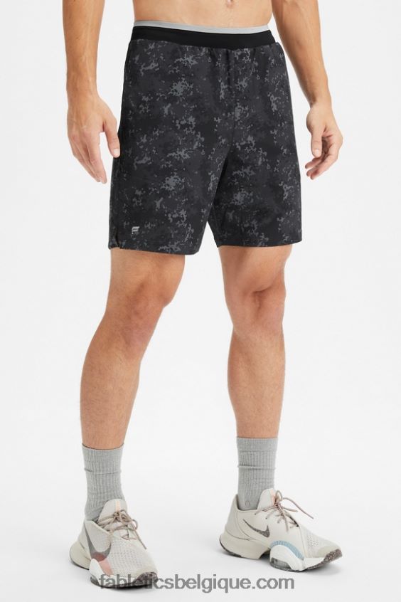le fondamental court ii (linéaire) 138 Hommes Fabletics 404P0T3152 camouflage nu noir