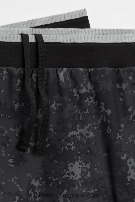 le fondamental court ii (linéaire) 138 Hommes Fabletics 404P0T3152 camouflage nu noir