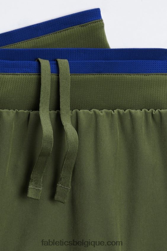 le fondamental court ii (linéaire) 138 Hommes Fabletics 404P0T3154 mousse noire