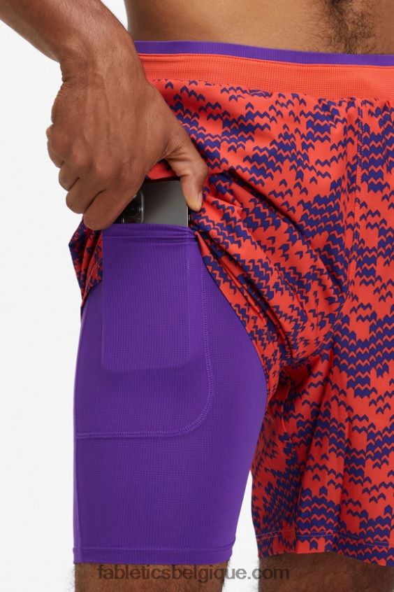 le fondamental court ii (linéaire) 138 Hommes Fabletics 404P0T3155 infrarouge