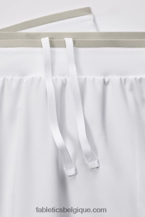 le fondamental court ii (linéaire) 139 Hommes Fabletics 404P0T3158 blanc classique