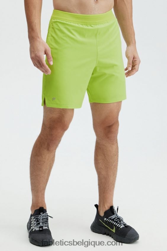 le fondamental court (linéé) Hommes Fabletics 404P0T3321 citron vert vif