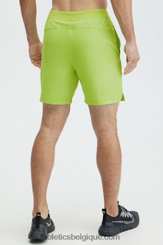 le fondamental court (linéé) Hommes Fabletics 404P0T3321 citron vert vif