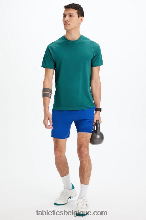 le fondamental court (linéé) Hommes Fabletics 404P0T3323 bleu de course