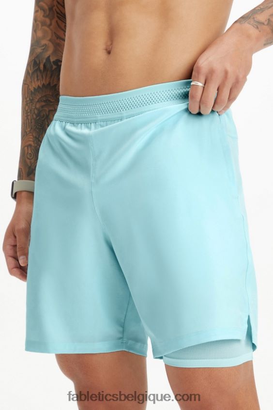 le fondamental court (linéé) Hommes Fabletics 404P0T3324 bleu nordique