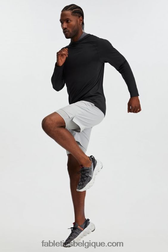le fondamental court (linéé) Hommes Fabletics 404P0T3330 gris minéral