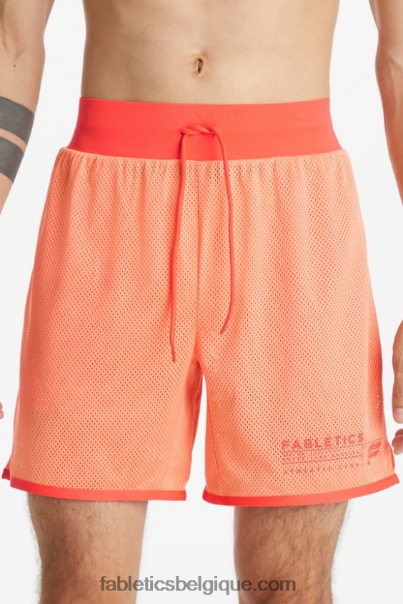 le rec court Hommes Fabletics 404P0T3365 athlétisme de pêche vif