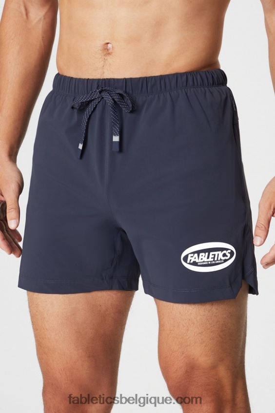 le seul court 160 Hommes Fabletics 404P0T3273 ovale bleu marine classique