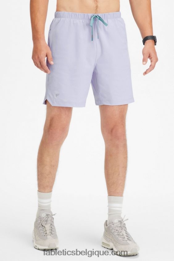 le seul court 160 Hommes Fabletics 404P0T3274 brume lilas