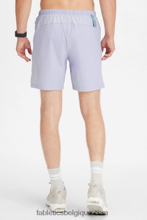 le seul court 160 Hommes Fabletics 404P0T3274 brume lilas