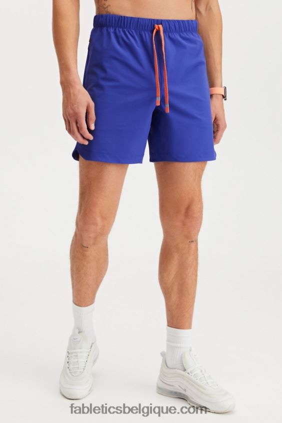 le seul court 160 Hommes Fabletics 404P0T3275 bleu carbone