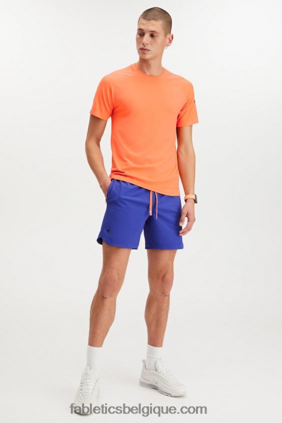 le seul court 160 Hommes Fabletics 404P0T3275 bleu carbone