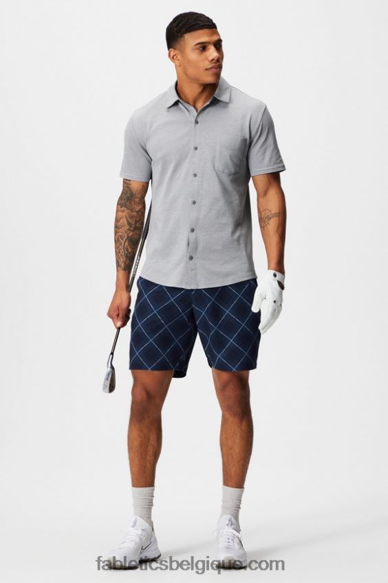 le seul court Hommes Fabletics 404P0T3164 tartan de golf neutre
