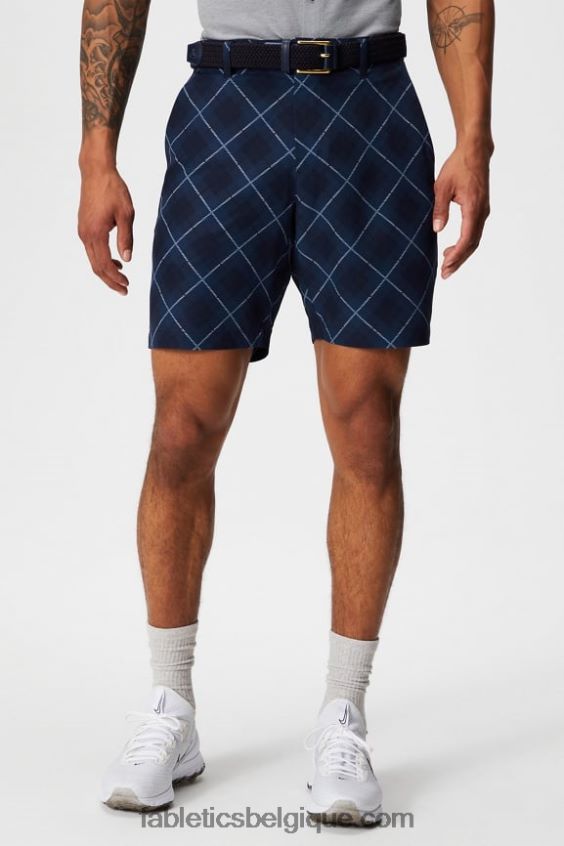 le seul court Hommes Fabletics 404P0T3164 tartan de golf neutre