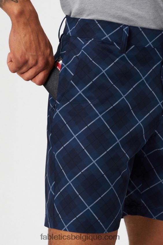 le seul court Hommes Fabletics 404P0T3164 tartan de golf neutre
