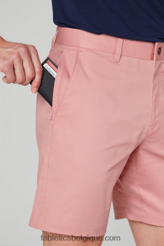 le short chino high side Hommes Fabletics 404P0T3296 ardoise rose