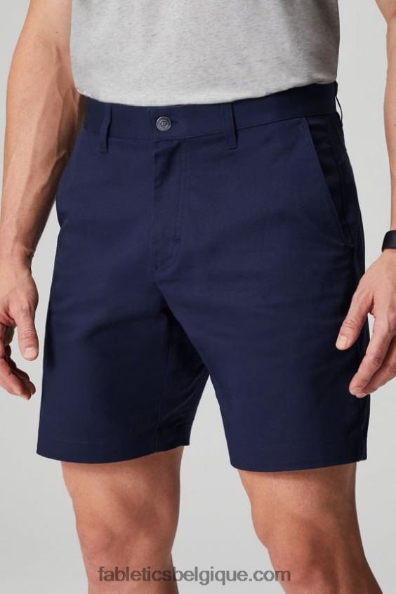 le short chino high side Hommes Fabletics 404P0T3298 bleu marine profond