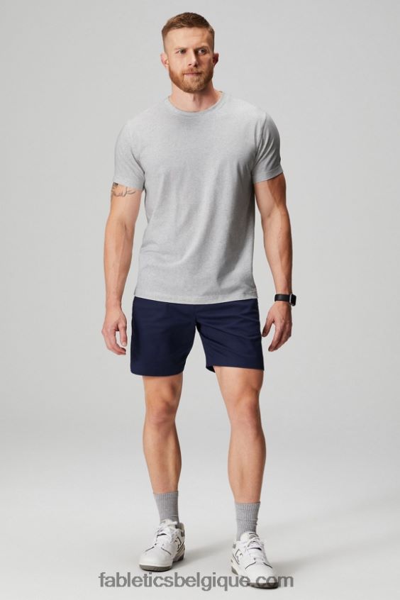 le short chino high side Hommes Fabletics 404P0T3298 bleu marine profond