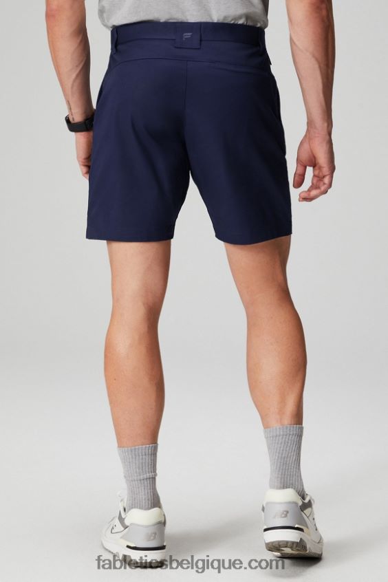 le short chino high side Hommes Fabletics 404P0T3298 bleu marine profond