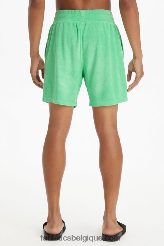 le short en éponge de l\'île Hommes Fabletics 404P0T3360 eau tropicale