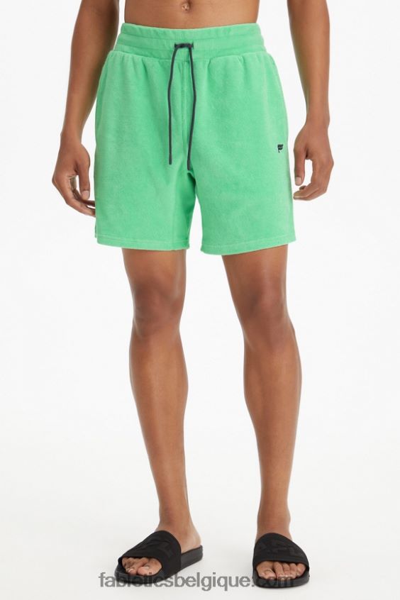 le short en éponge de l\'île Hommes Fabletics 404P0T3360 eau tropicale