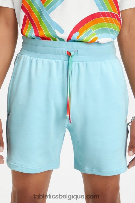 le short léger de la fierté Hommes Fabletics 404P0T3289 bleu nordique