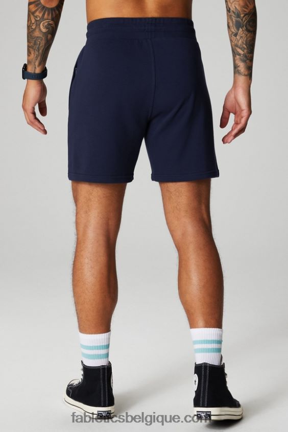 le short léger incontournable Hommes Fabletics 404P0T3282 bleu marine profond