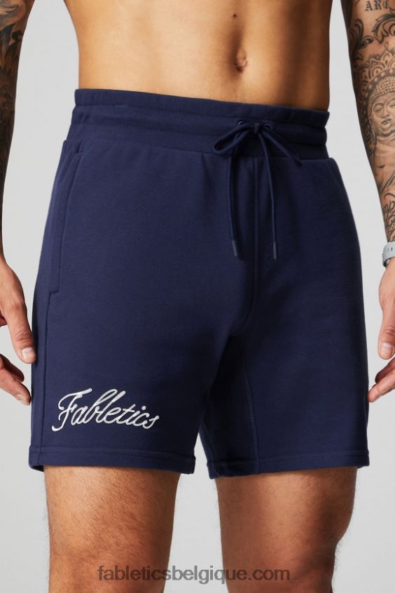 le short léger incontournable Hommes Fabletics 404P0T3283 chaîne marine profonde