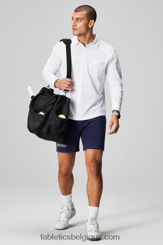 le short léger incontournable Hommes Fabletics 404P0T3283 chaîne marine profonde