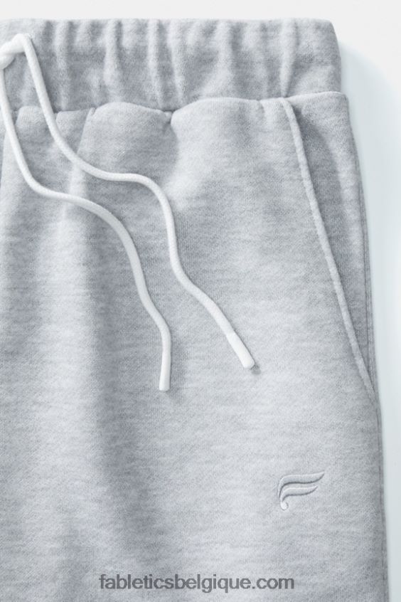 le short léger incontournable Hommes Fabletics 404P0T3286 gris clair chiné