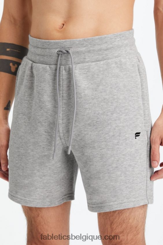 le short léger incontournable Hommes Fabletics 404P0T3287 htr gris moyen