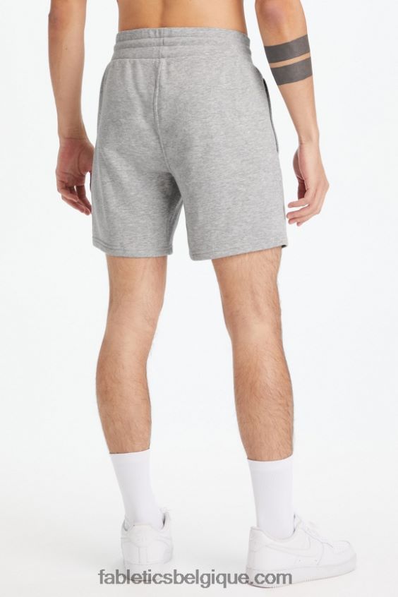 le short léger incontournable Hommes Fabletics 404P0T3287 htr gris moyen